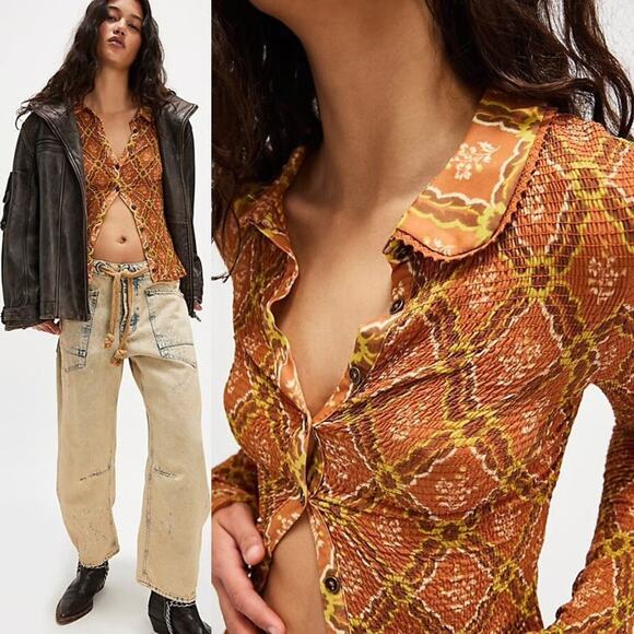 NWOT Free People Caught a Feeling Cardi Sz Small - Picture 1 of 5